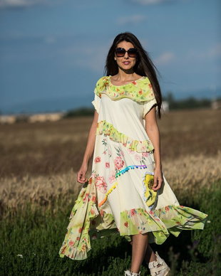 rochie galbena