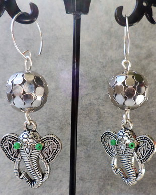 Cercei handmade - elefanti