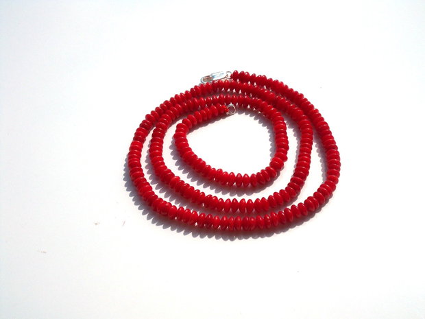 Natural red coral