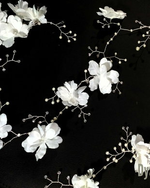 Accesoriu de par lung Flori de cires
