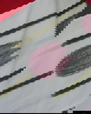 Set 2 draperii cu lalele