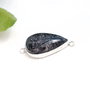 Conector Quartz turmalinat  in rama argintata