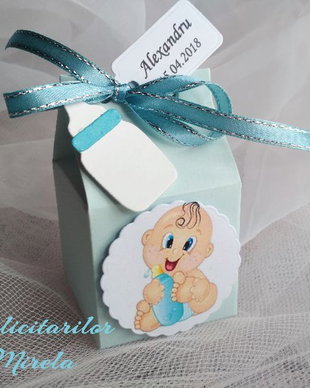Cutie marturii botez baietei.