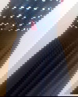 rochie neagra cu aplicatii