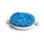 Link - agat &quartz titanium  druzy electroplatat
