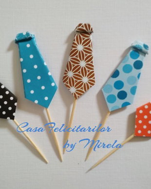 Toppers botez baietei -Cravate
