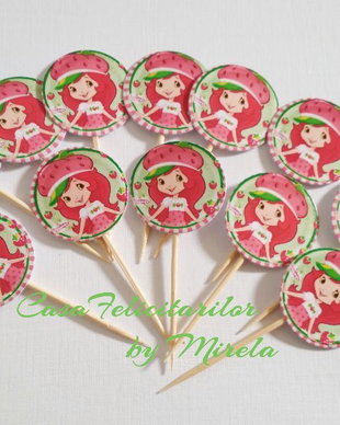 Toppers candy bar-Capsunica.