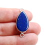 Link cu Lapis Lazuli in rama argintata