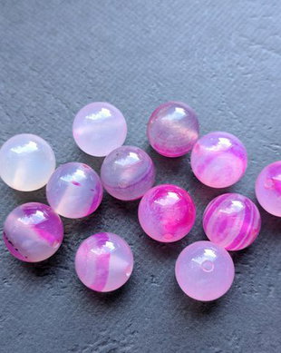 LPP1007 - agate stripped fucsia