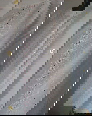 Camasa de noapte bumbac broderie