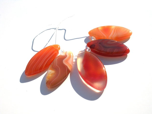 Set pandant / baza colier agate