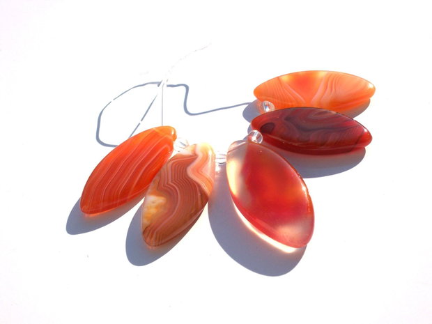 Set pandant / baza colier agate