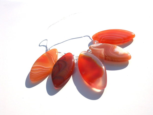 Set pandant / baza colier agate