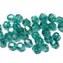 Cristale din sticla, biconice, 4 mm, LightSeaGreen-12