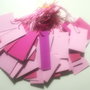 Price tags. Etichete pret. Etichete in nuante de roz