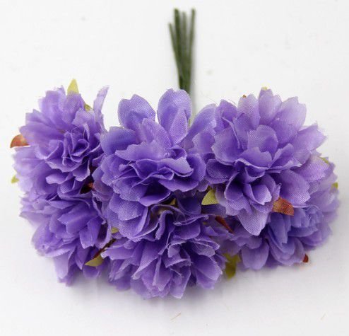 K0311 - (2buc) Buchetele flori decorative, floare 4cm