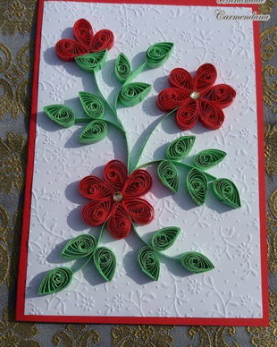Felicitare handmade mare