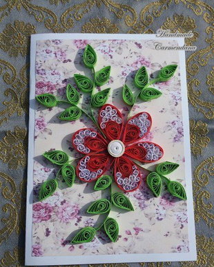 Felicitare handmade mare