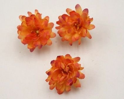 K0312 - (20buc) - Flori decorative, capete fara tija, diam.3cm