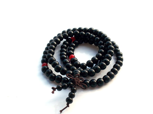 Margele tibetane din lemn de santal