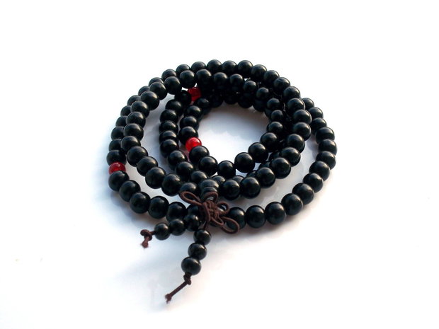 Margele tibetane din lemn de santal