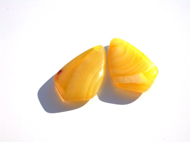 Set 2 yellow agate