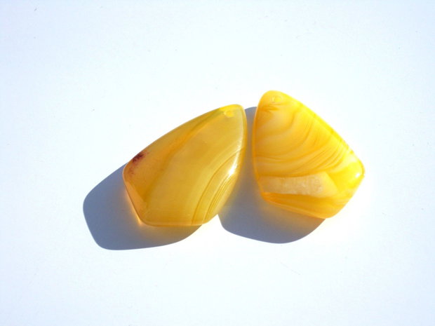 Set 2 yellow agate