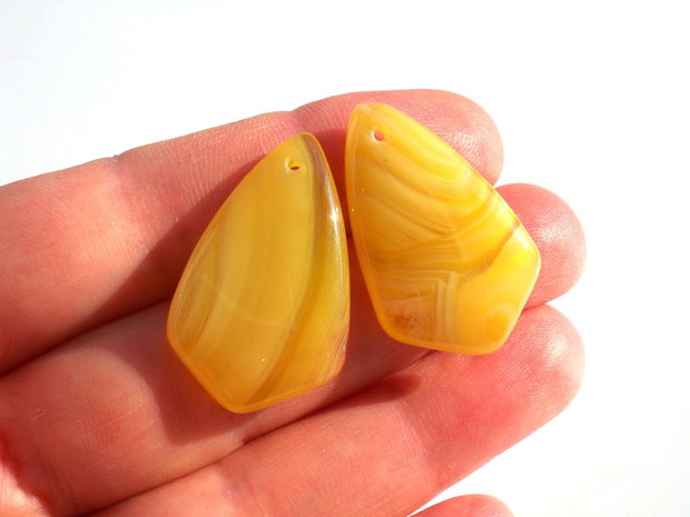 Set 2 yellow agate