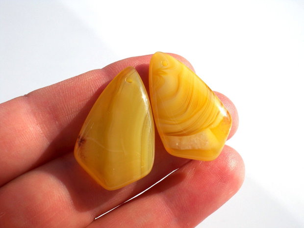 Set 2 yellow agate