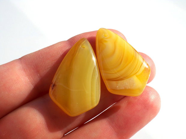 Set 2 yellow agate