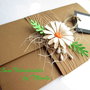 Plic craft  decorat cu floare