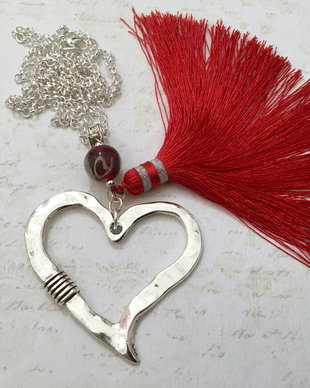 Colier "Happy Red Heart 2"