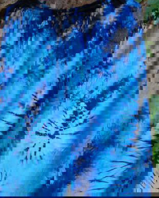 Pantalon bumbac tie -dye