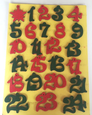 Numere calendar advent