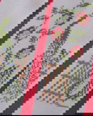 Panglica brodata-decor