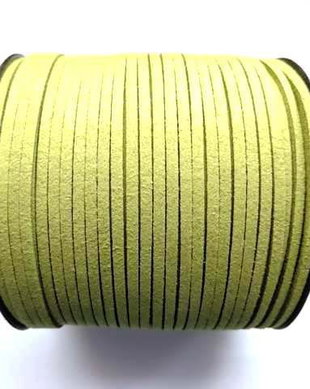 LF125 - (1m) snur suede verde