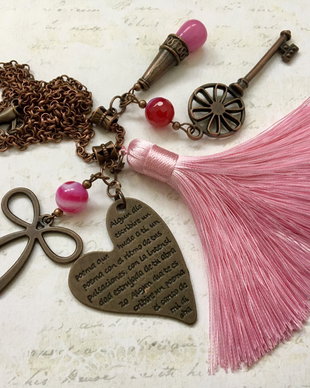 Colier "Happy pink 3"