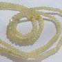 Agate galben pal rondele mici fatetate sir aprox 18.5 cm - fara inchizatoare