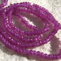 Agate violet rondele mici fatetate sir aprox 18.5 cm - fara inchizatoare
