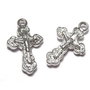 Pandantiv din acril metalizat, cruciulita, 23x15 mm