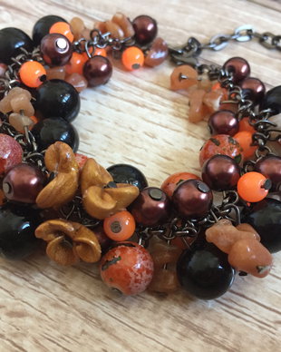 Bratara black &orange
