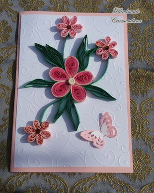 Felicitare handmade mare