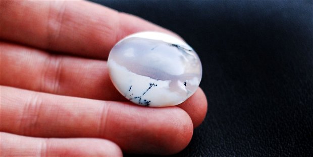 Cabochon  opal dendritic
