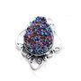 Pandantiv - agat titanium  druzy electroplatat