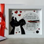 Ceas personalizat handmade pictat manual medic