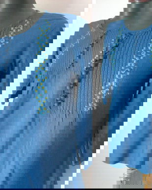 BLUZA BUMBAC BRODATA MANUAL