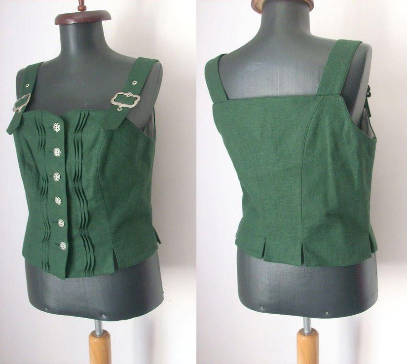 BLUZA CORSET IN VERDE