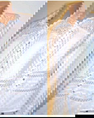 Bluza dantela si broderii