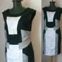 ROCHIE GRAFIC ALB NEGRU