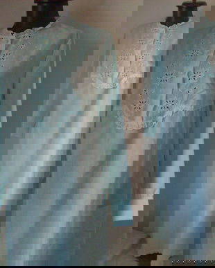 CAMASA DE NOAPTE BUMBAC BRODERIE